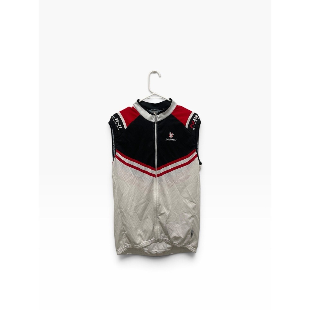 Nalini Base Cycling 3XL Sleeveless Cycling Vest Jersey – Black Red White